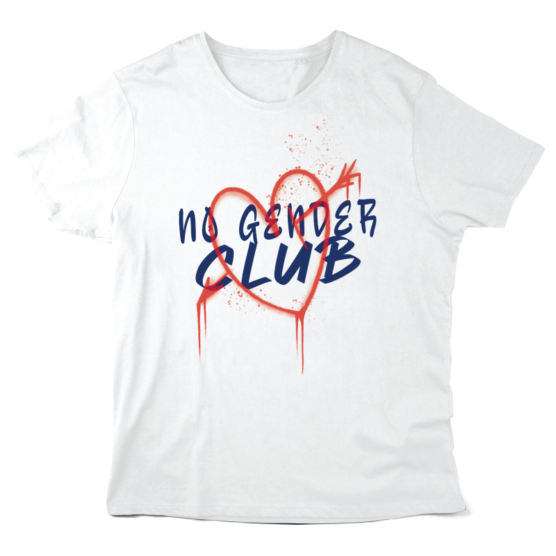 T-Shirt imprimé à message - No gender club