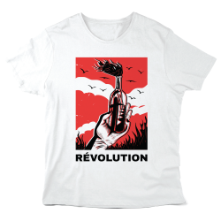T-Shirt imprimé à message - Illustration - Révolution