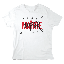 T-Shirt imprimé à message - Cadeau fin année scolaire école - Super maître
