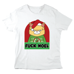 T-Shirt imprimé à message - Cadeau Noël - Fuck noël