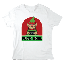 T-Shirt imprimé à message - Cadeau Noël - Fuck noël