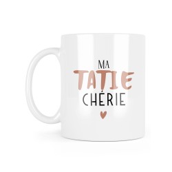 Mug céramique à message - Cadeau Famille - Ma tatie chérie