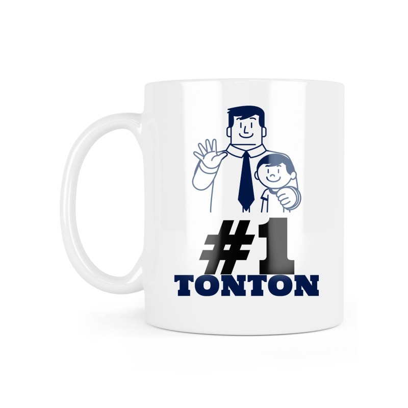 Mug céramique à message - Cadeau Famille - Tonton n°1