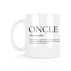 Mug céramique à message - Cadeau Famille - Oncle définition