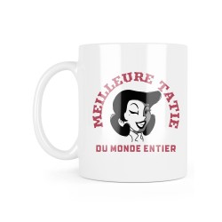 Mug céramique à message - Cadeau Famille - Meilleure tatie du monde entier