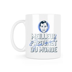 Mug céramique à message - Cadeau Fête des pères - Meilleur papounet du monde