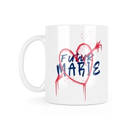 Mug céramique à message - Cadeau Mariage - Futur marié coeur