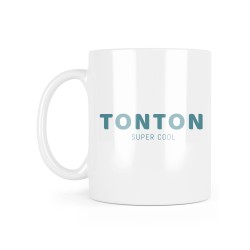 Mug céramique à message - Cadeau famille - Tonton super cool