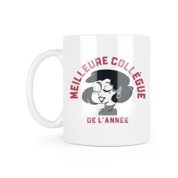 Mug céramique à message - Cadeau Collègue travail - Meilleure collègue de l'année