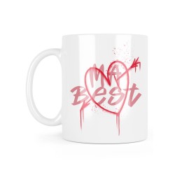 Mug céramique à message - Cadeau amitié - Ma best amie