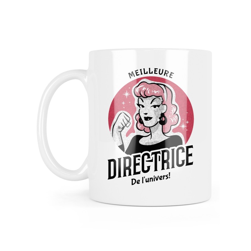 Mug céramique à message - Cadeau Métiers - Meilleure Directrice de l'univers