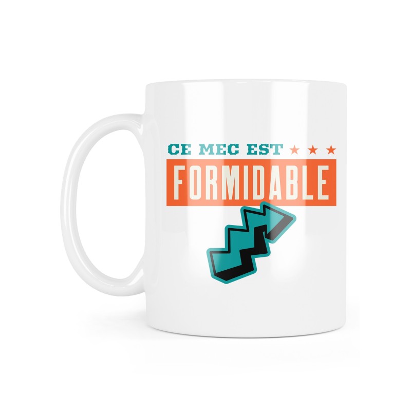 Mug céramique à message - Cadeau - Ce mec est formidable