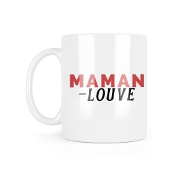 Mug céramique à message - Cadeau fête des mères - Maman louve