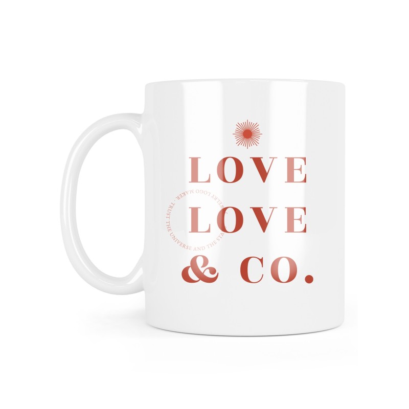Mug céramique à message - Cadeau Saint Valentin - Love & co