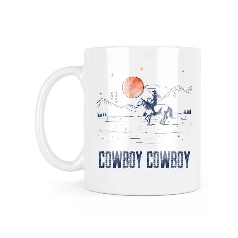 Mug céramique à message - Cadeau illustration - Cowboy