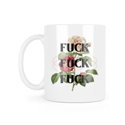 Mug céramique à message - Cadeau humour vulgaire - fuck