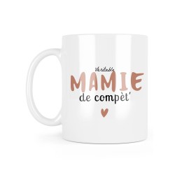 Mug céramique à message - Cadeau fête des grands mères - Véritable mamie de compète