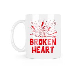 Mug céramique à message - Cadeau amour - Broken heart