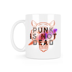 Mug céramique à message - Cadeau Illustration - Punk is not dead