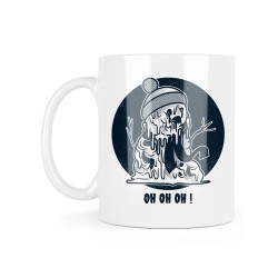 Mug céramique à message - Cadeau Noël - oh oh oh