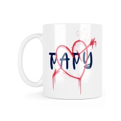 Mug céramique à message - Cadeau fête des grands pères - Papy