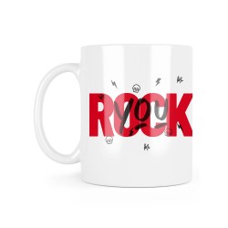 Mug céramique à message - Cadeau rocknroll - Rock you