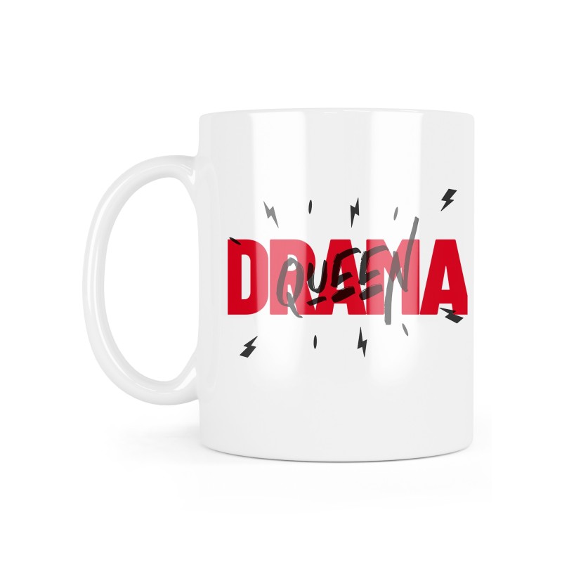 Mug céramique à message - Cadeau humour - Drama queen