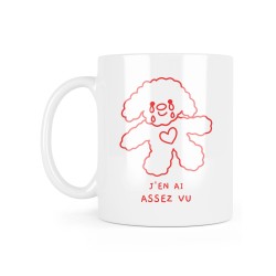 Mug céramique à message - Cadeau Humour - J'en ai assez vu
