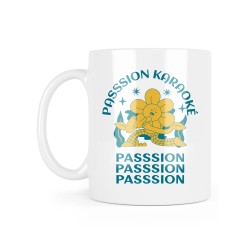 Mug céramique à message - Cadeau loisir -Passion karaoké