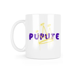 Mug céramique à message - Cadeau humour vulgaire  - reine Pupute