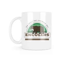 Mug céramique à message - Cadeau humour  - Les ours c'est vraiment des enculers