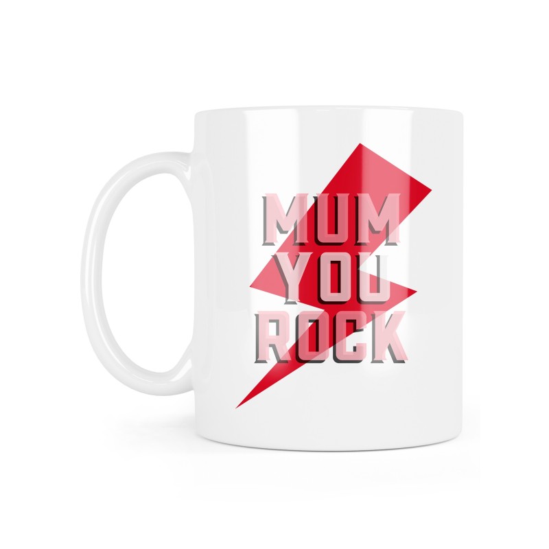 Mug céramique à message - Cadeau fête des mères - Mum you rock
