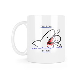 Mug céramique à message - Cadeau Humour - Tout va bien