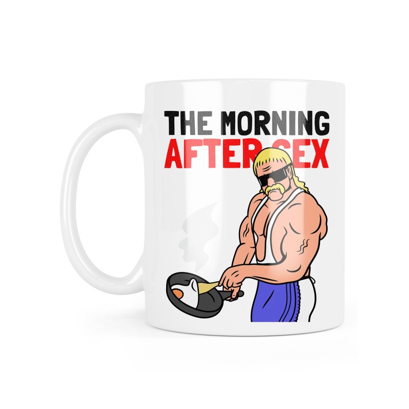 Mug céramique à message - Cadeau humour - The morning after sex