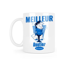 Mug céramique à message - Cadeau métiers - Meilleur routier de l'univers
