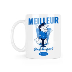 Mug céramique à message - Cadeau métiers - Meilleur prof de sport de l'univers