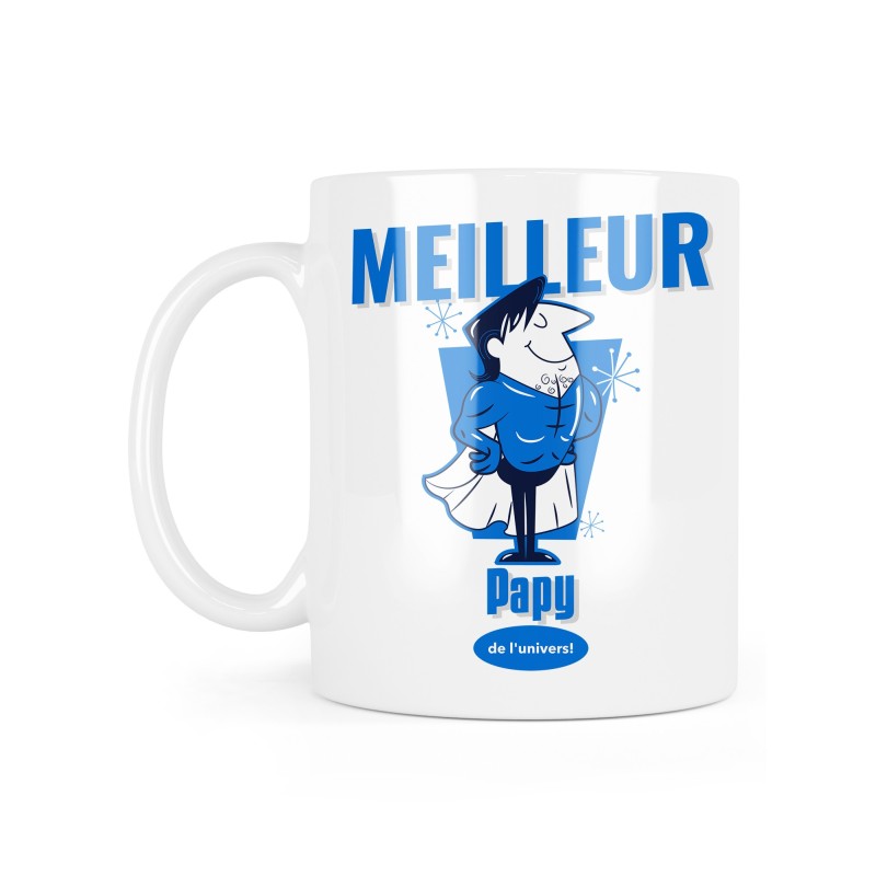Mug céramique à message - Cadeau famille - Meilleur papa de l'univers