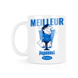 Mug céramique à message - Cadeau  fête des pères - Meilleur papounet de l'univers