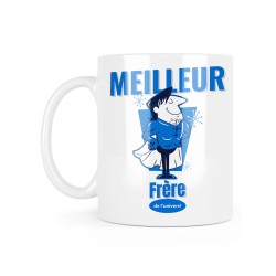 Mug céramique à message - Cadeau famille - Meilleur Frère de l'univers