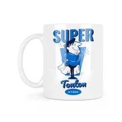 Mug céramique à message - Cadeau Famille - Super tonton je t'aime