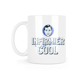 Mug céramique à message - Cadeau Métiers - Infirmier cool for ever