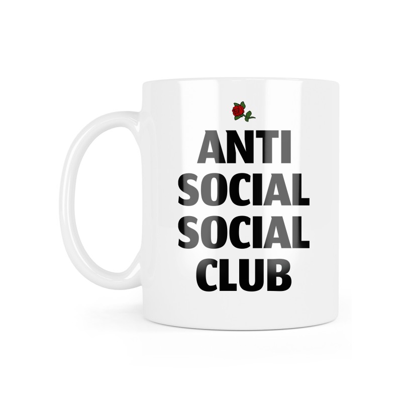 Mug céramique à message - Cadeau - anti social club
