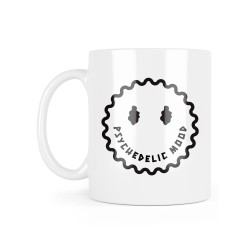 Mug céramique à message - Cadeau illustration - smiley psychédélique mood