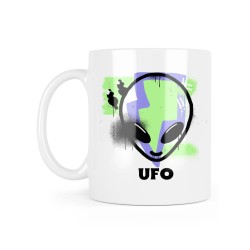 Mug céramique à message - Cadeau - Ufo