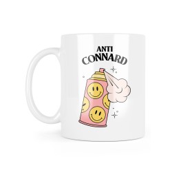 Mug céramique à message - Cadeau humour illustration - Spray Anti connard
