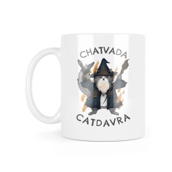 Mug céramique à message - Cadeau humour - Chat sorcier