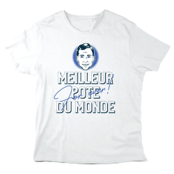 T-Shirt imprimé à message - Cadeau amitié Rétro - Meilleur pote du monde for ever