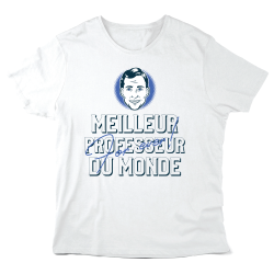 T-Shirt imprimé à message - Cadeau métiers fin année scolaire Rétro - Meilleur professeur du monde for ever