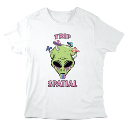 T-Shirt imprimé à message - Cadeau humour - Trip spatial extra terrestre