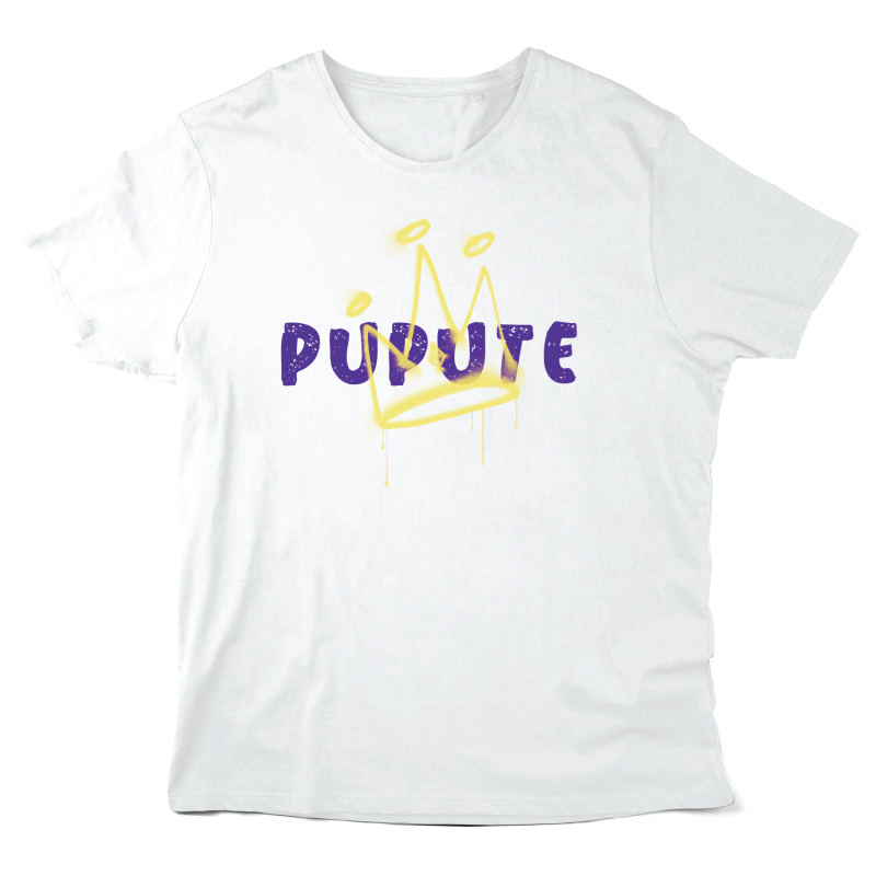 T-Shirt imprimé à message - Cadeau humour - reine pupute